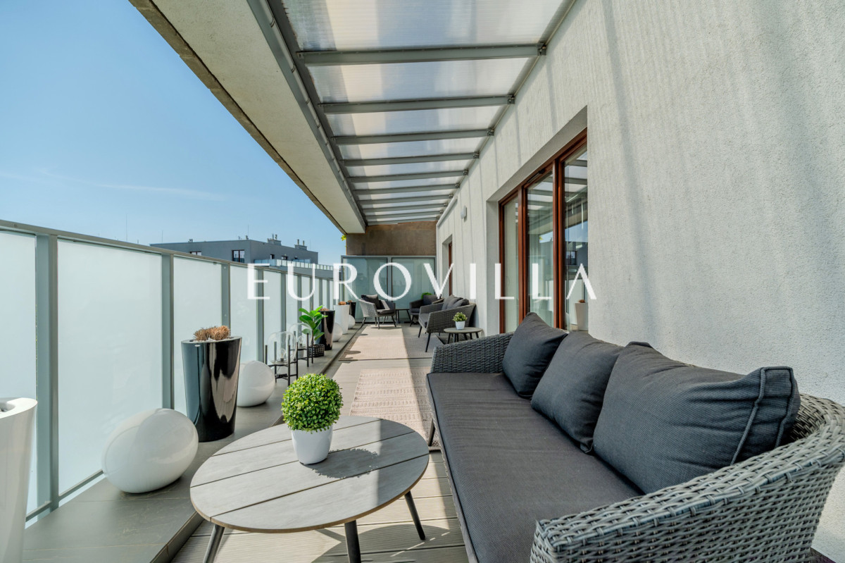 Cichy Penthouse z 2.tarasami, 3.sypialniami